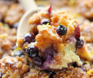 Lemon Blueberry French Toast 